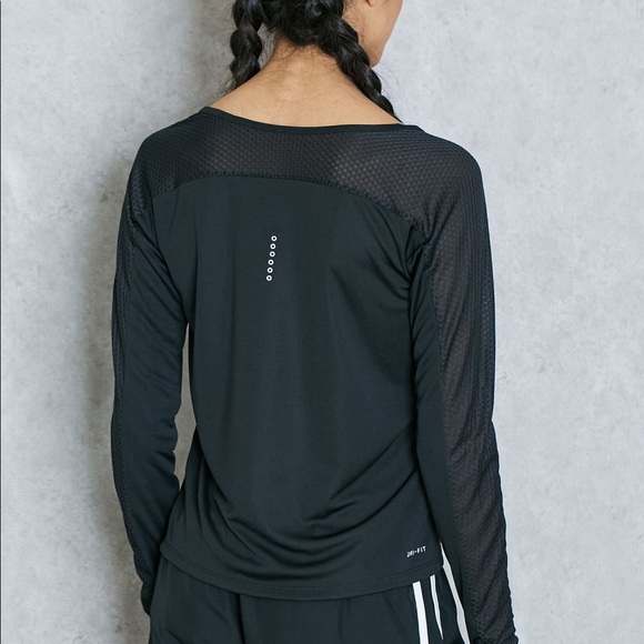 nike dri fit long sleeve black size medium - Picture 4 of 5